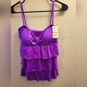 Kenneth Cole tankini top size small